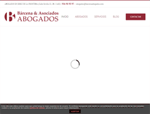 Tablet Screenshot of barcenaabogados.com